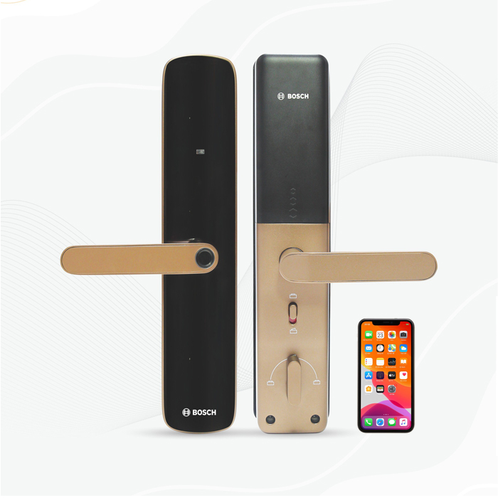 Khóa Cửa Vân Tay cao cấp BOSCH ID60GK PLUS – App điện thoại