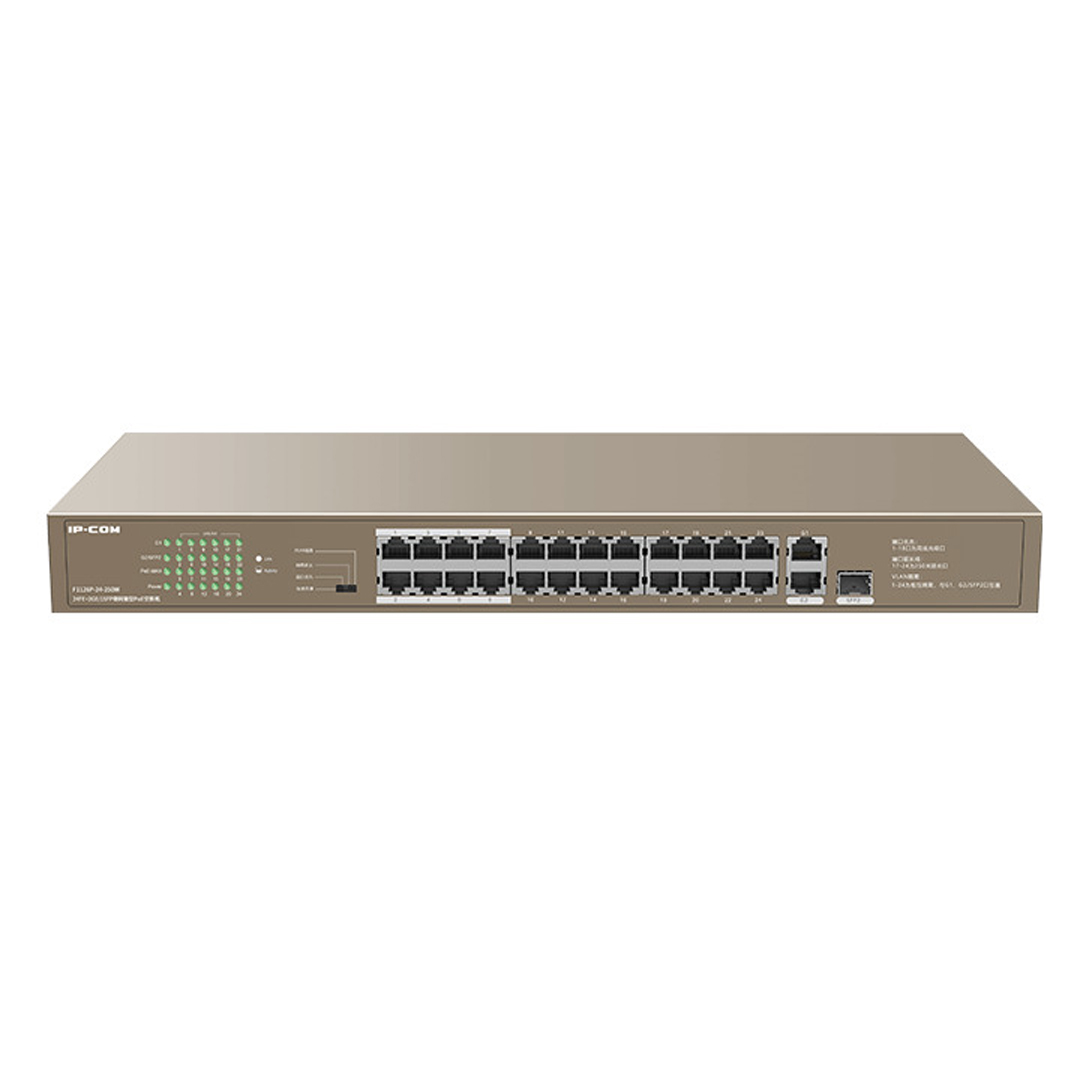 SWITCH IPCOM POE F1126P-24-250W