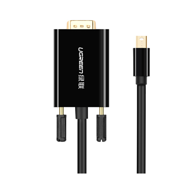 Cáp chuyển đổi Mini Displayport sang VGA dài 15m UGREEN MD103 30596 Màu Đen
