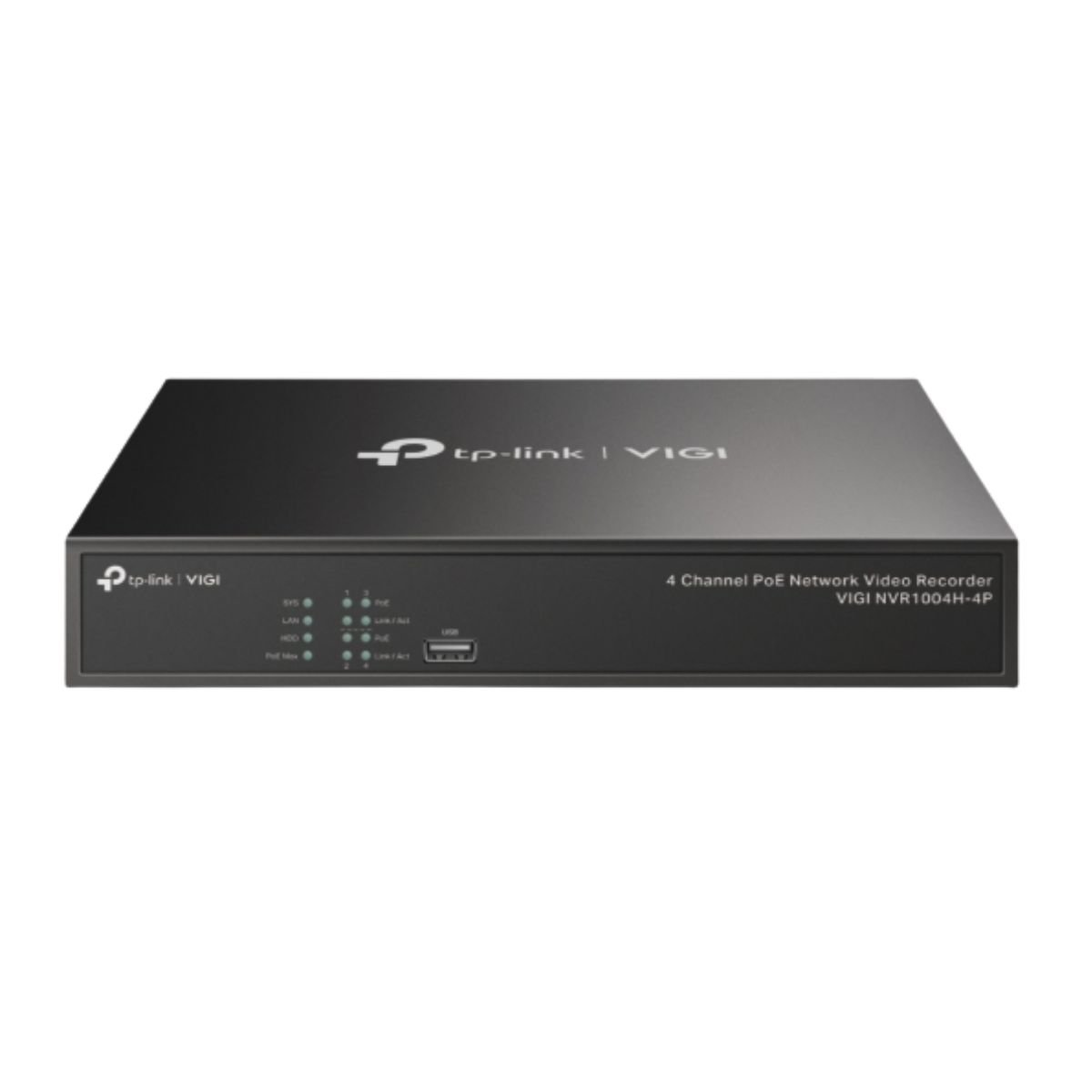 Đầu ghi hình camera IP 4 kênh PoE TP-Link VIGI NVR1004H-4P 1 SATA, âm thanh 2 chiều