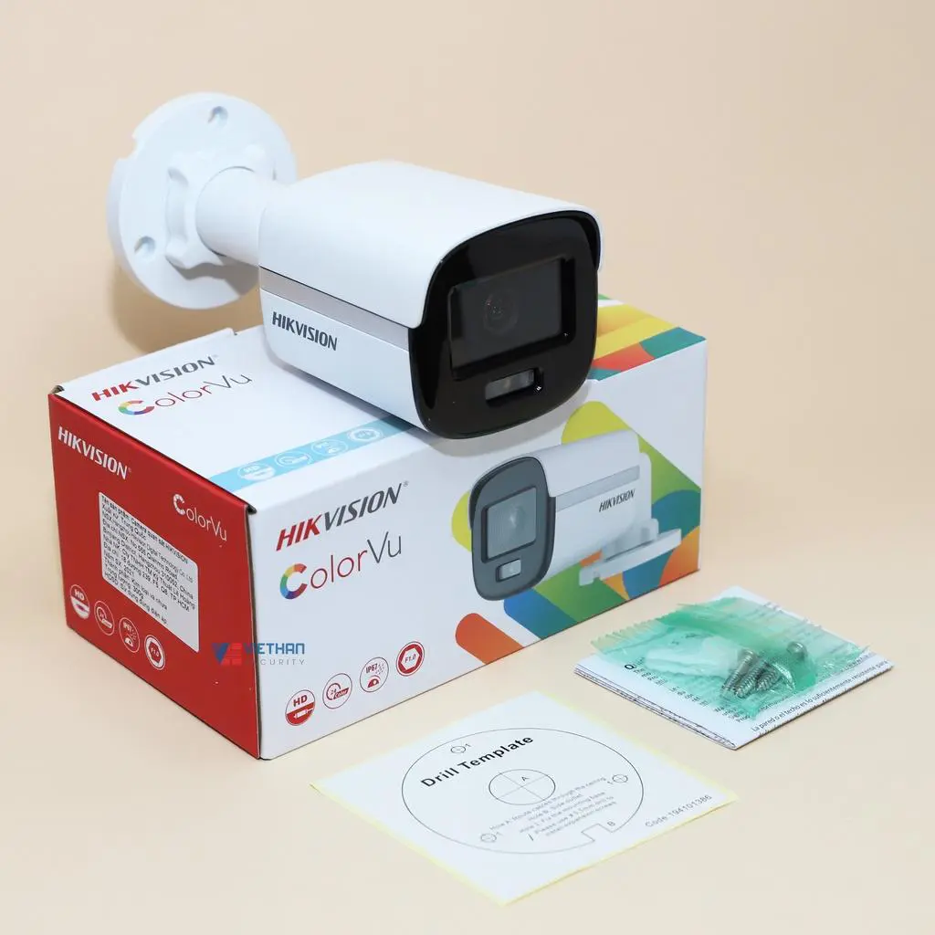 Camera HDTVI có màu ban đêm 5MP HIKVISION DS-2CE10KF0T-FS