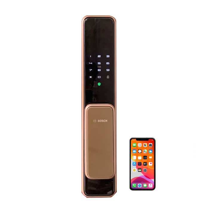 Khóa Cửa Vân Tay cao cấp BOSCH EL600 Gold PLUS – App ĐT