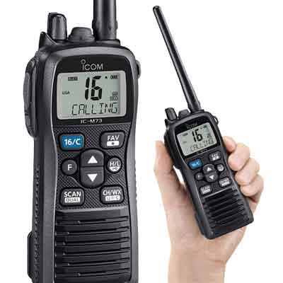 Máy bộ đàm cầm tay hàng hải Icom IC-M73