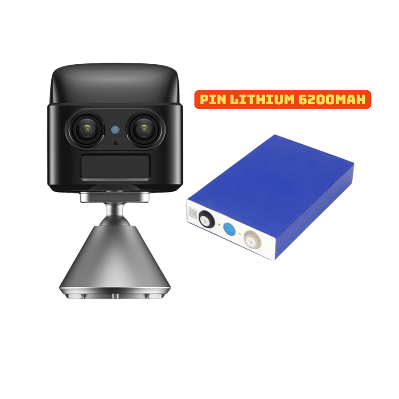 Camera SQ7 Pro  4G  - Zoom 5X - Pin 8 Ngày - Kết nối xem online từ xa. Hồng ngoại Ẩn
