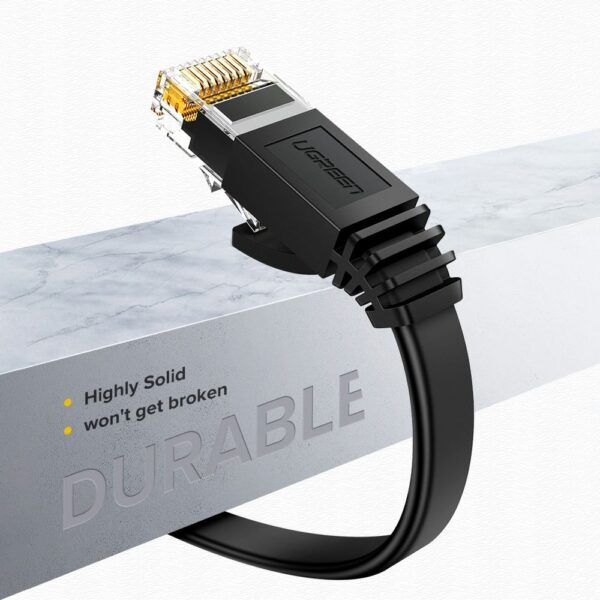 Dây cáp mạng Cat6 UGREEN NW102 20161 cáp tròn màu đen Dài 3m