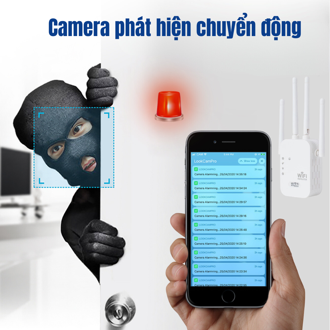 Camera ngụy trang bộ tiếp sóng RT2W - Âm thanh rõ nét - Xem online từ xa - Mở rộng phủ sóng Wifi