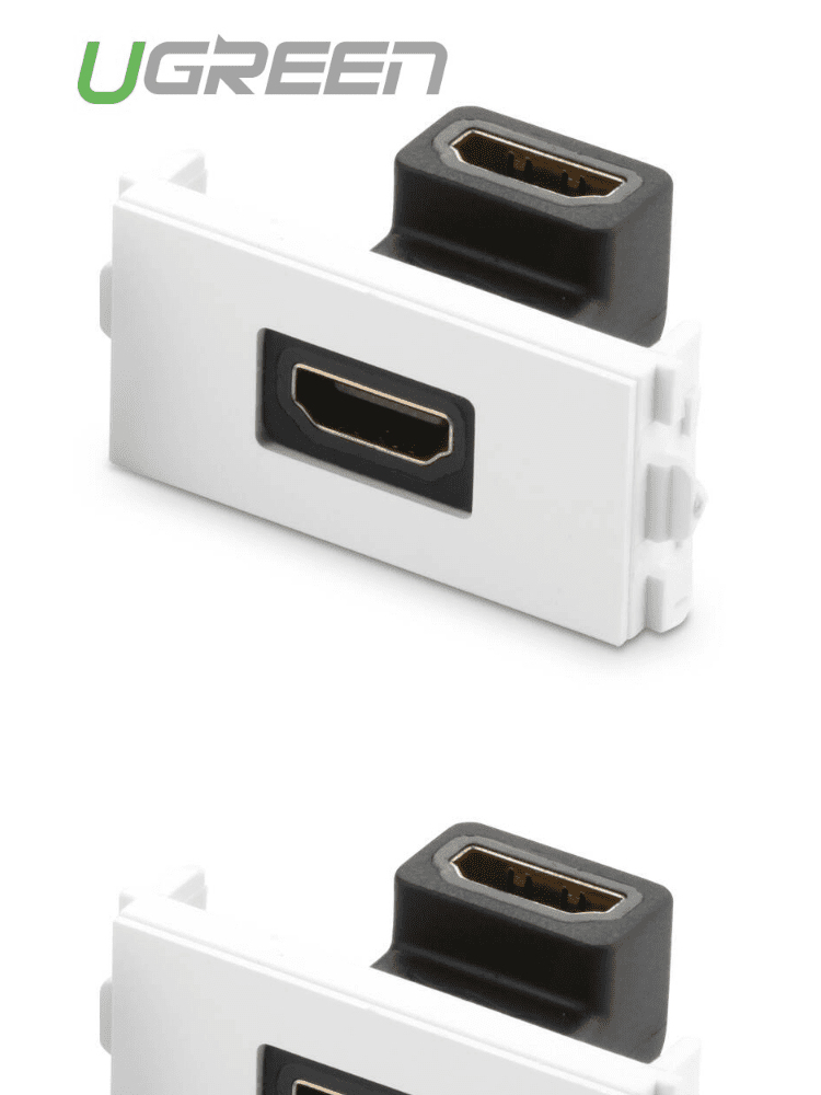 Đế HDMI âm tường bẻ góc 90 độ UGREEN MM113 20318