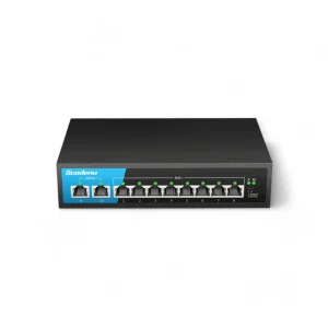 Switch mạng 10 cổng SCODENO S200-10TP-MAC (8 cổng PoE)