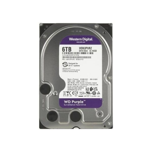Ổ cứng giám sát WD Purple 6TB WD63PURZ