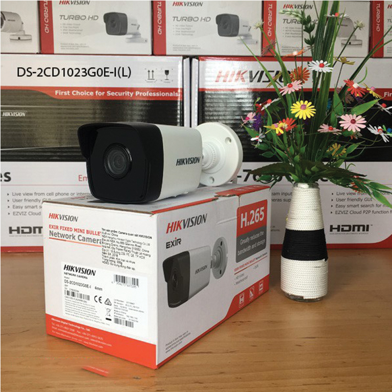Camera IP thân trụ 2MP HIKVISION DS-2CD1023G0E-I(L)