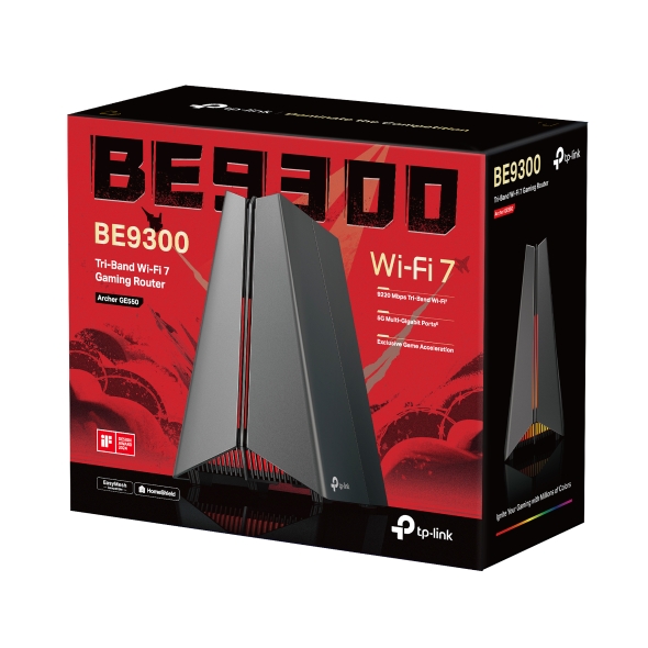 Gaming Router Wi-Fi 7 BE9300, 3 Băng Tần TP-link Archer GE550