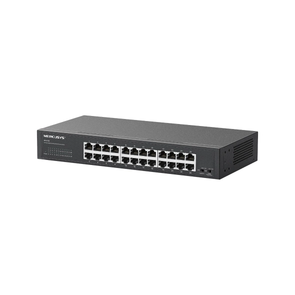Switch chia mạng Mercusys MS124GS (24 cổng Gigabit, vỏ sắt)