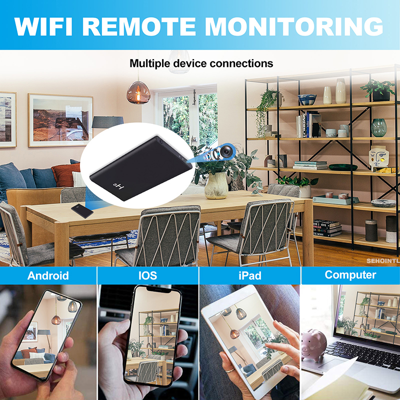 Camera Ngụy Trang Sạc dự phòng Mini H8Pro  – Ẩn siêu nét