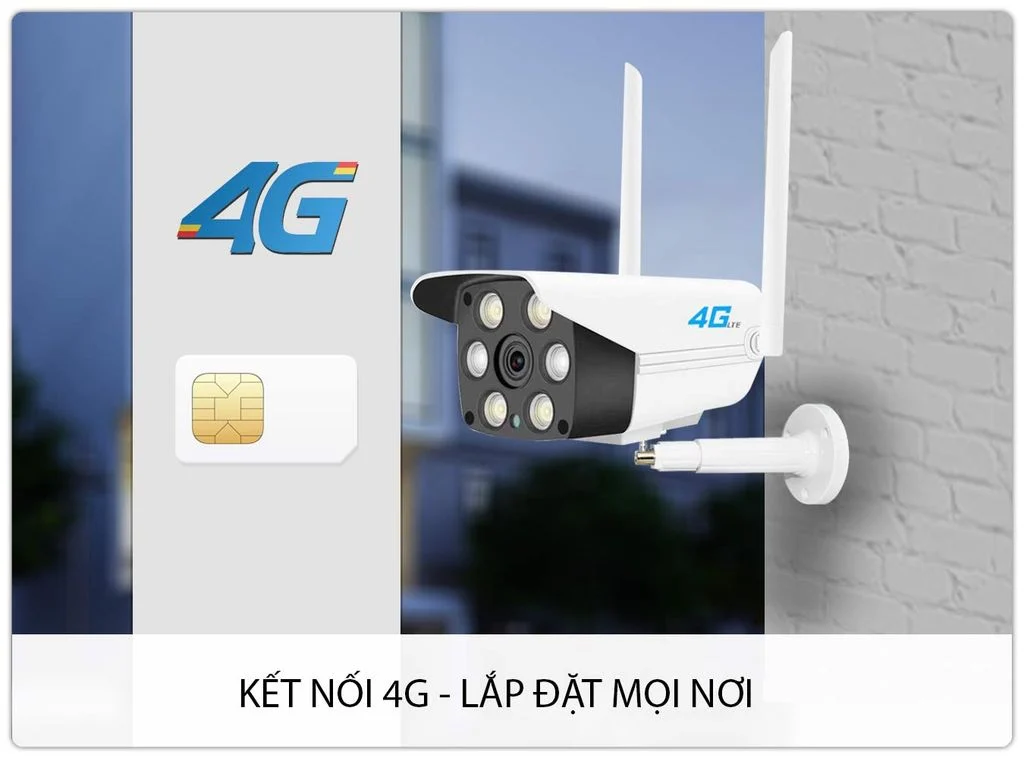 Camera 4G Ngoài Trời IS10 Phát Hiện Con Người Thông Minh