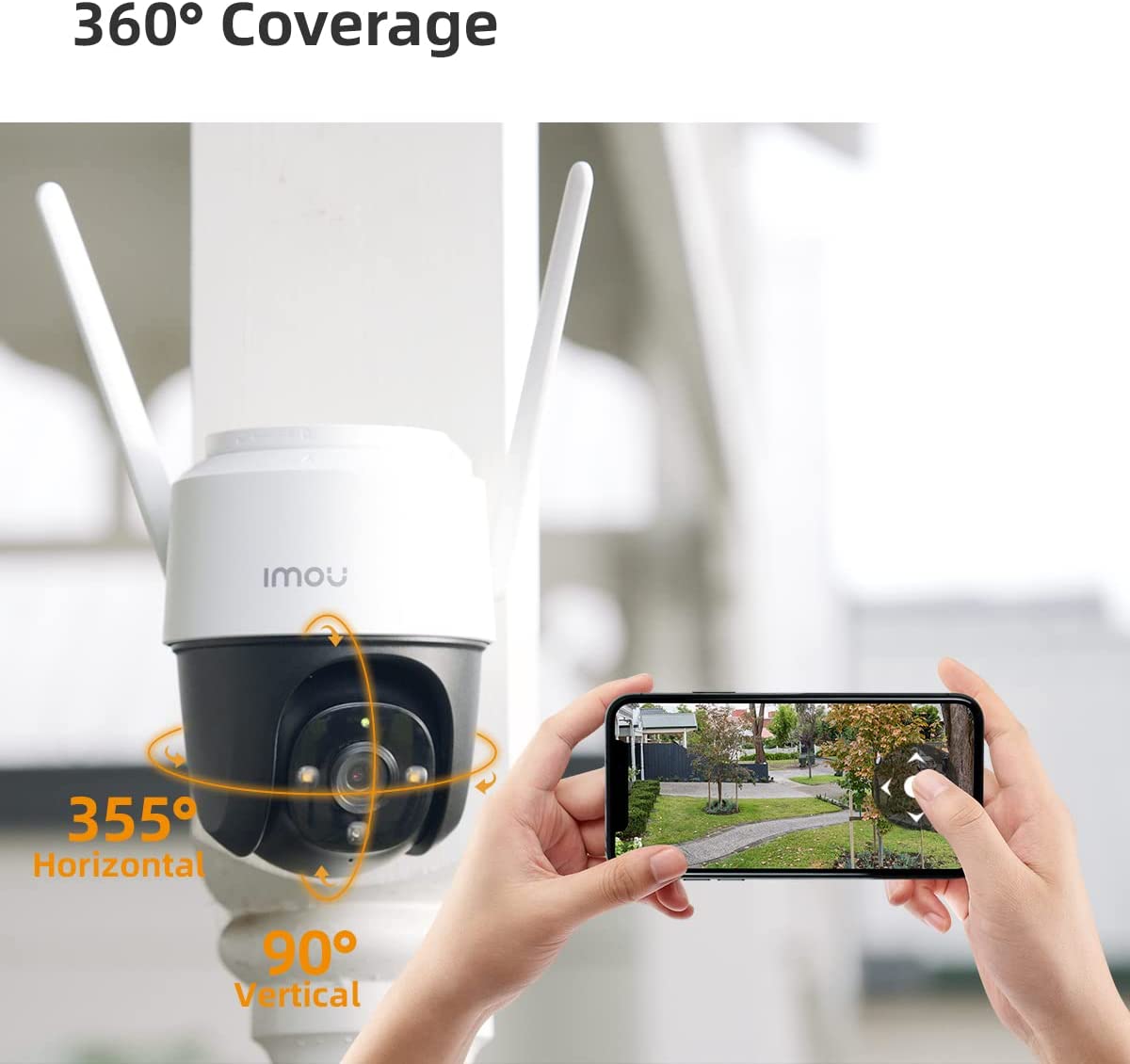 Trọn  Camera Dahua IMOU-Cruiser 360° ngoài trời Full HD - S22FP