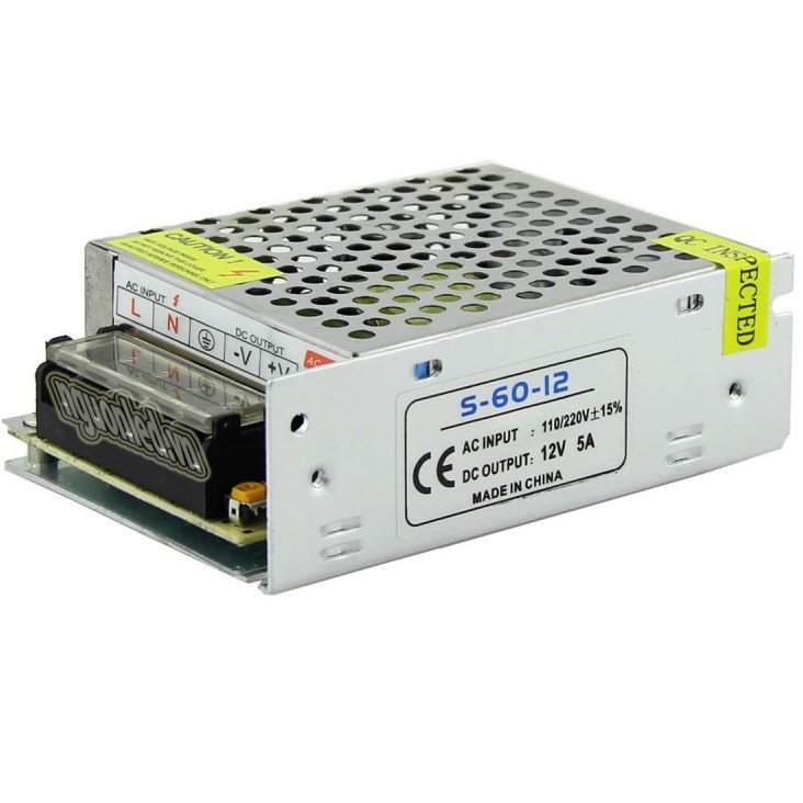 Nguồn camera 12V – 5A T60W-12V