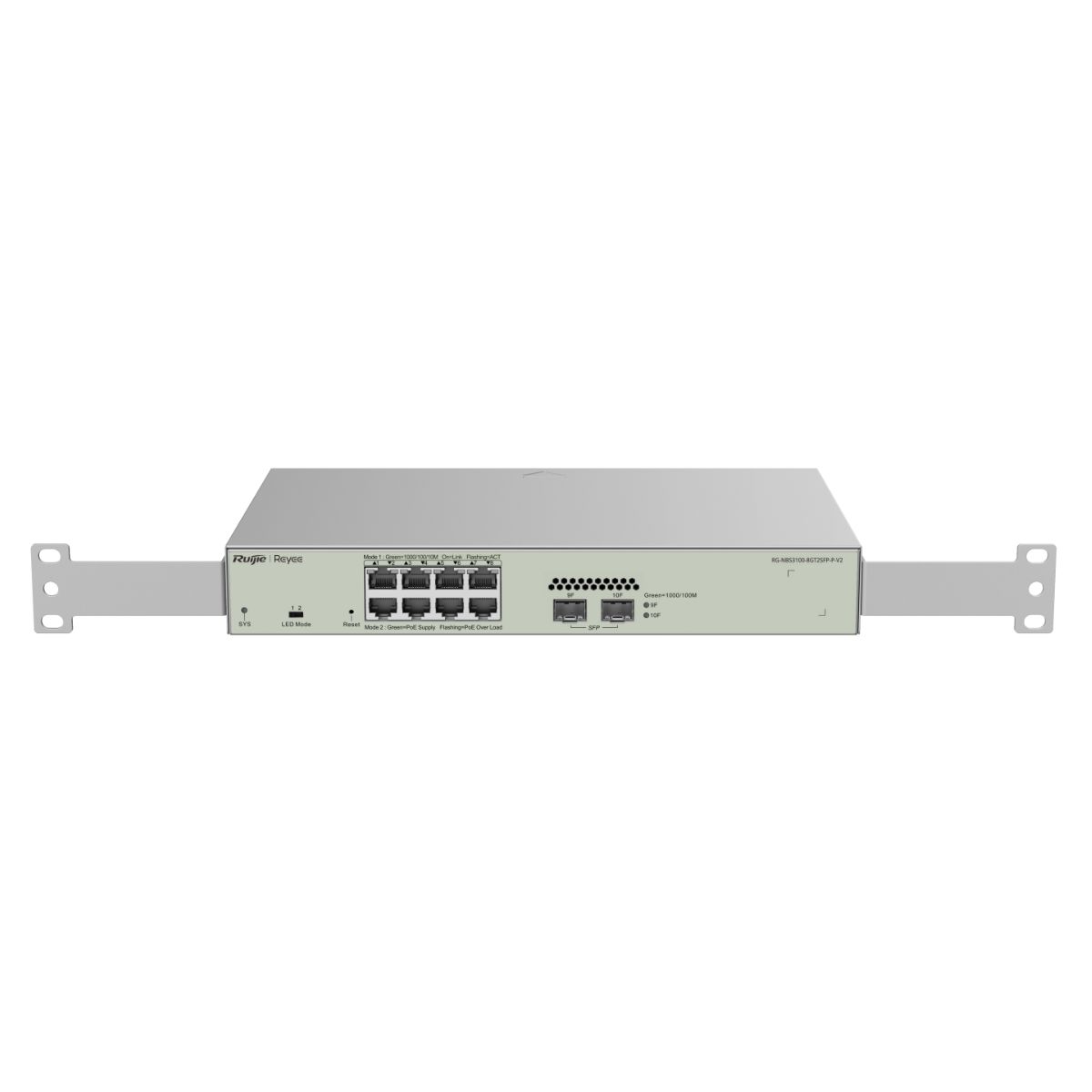 Layer 2 Smart Managed PoE Switch 8 Cổng RUIJIE RG-NBS3100-8GT2SFP-P-V2