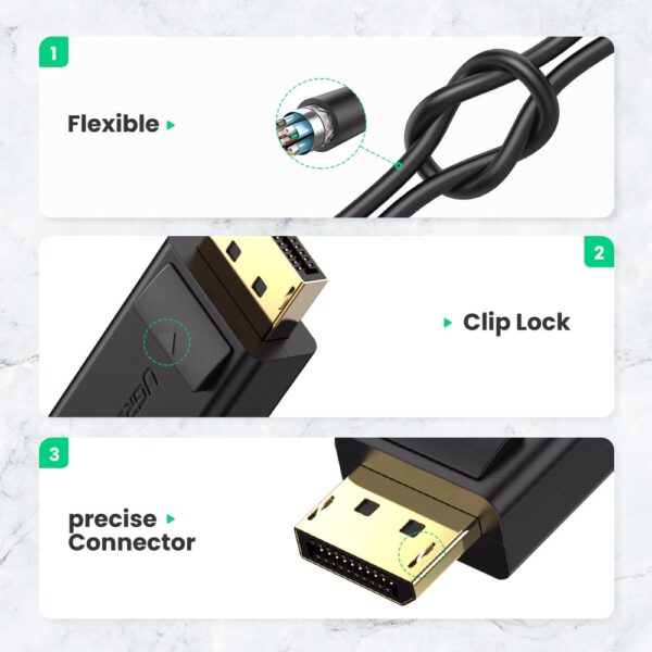 Cáp chuyển Displayport sang HDMI 4K*2K@30Hz Ugreen 40363