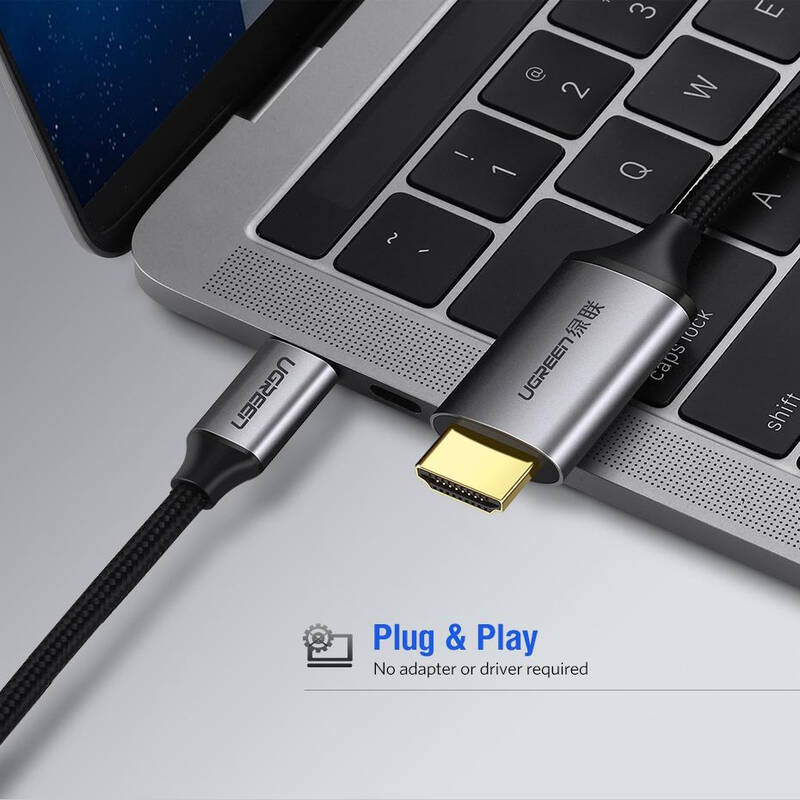 Cáp chuyển Type C sang HDMI UGREEN 50571 dài 2m