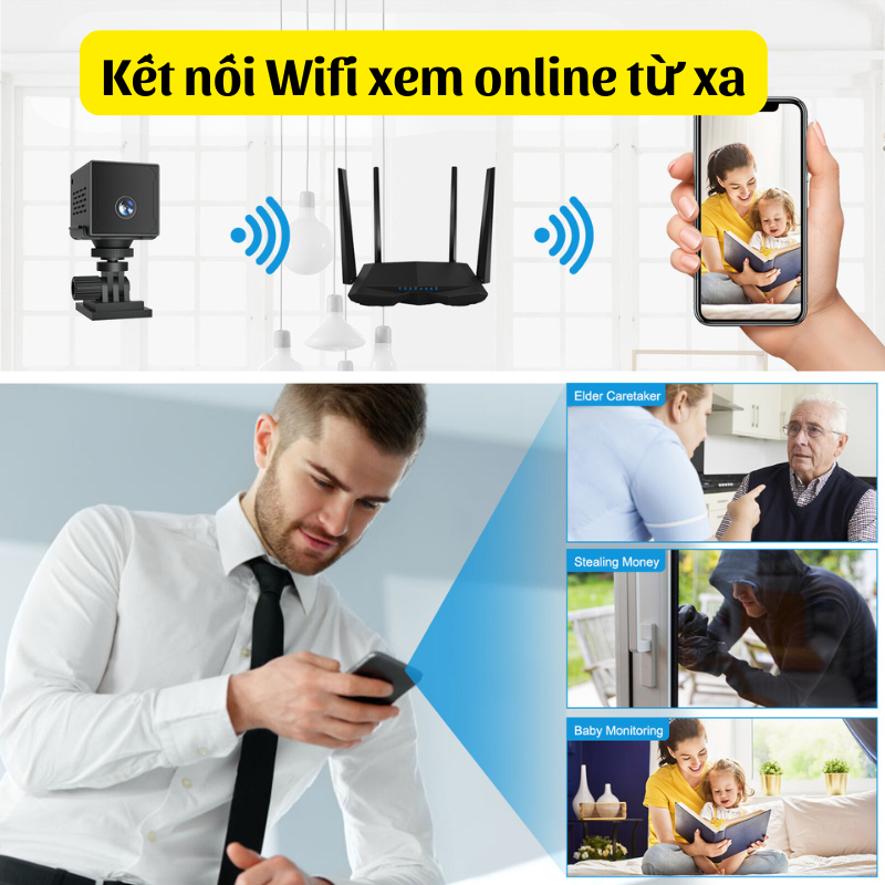 Camera Wifi (BC2) MW6 Full 2K - Hồng ngoại ẩn 10m - Âm thanh rõ - Mini nhỏ gọn - Pin 5 ngày(BC2)