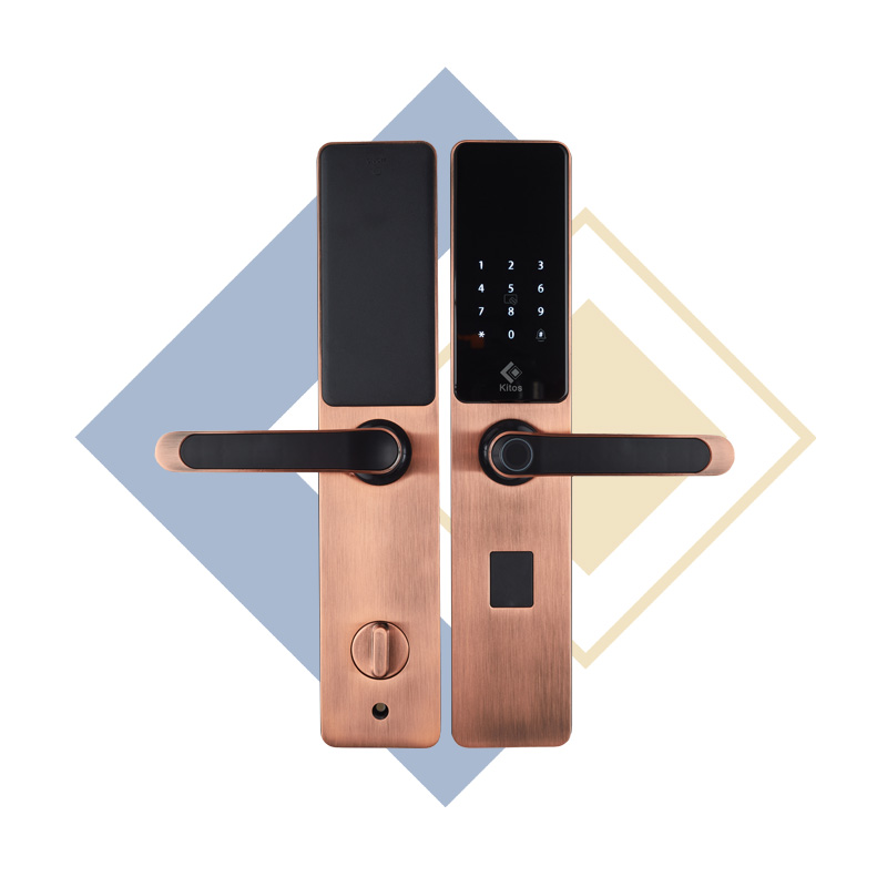 Khóa cửa vân tay Kitos KT E3 Pro Màu đồng