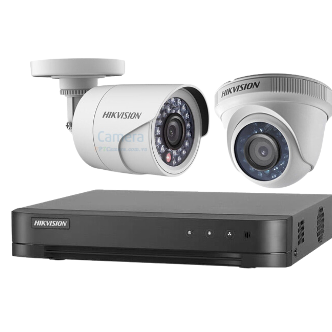 Trọn Bộ 2 Camera Có Dây Hikvision AH2KM-2MP Full HD