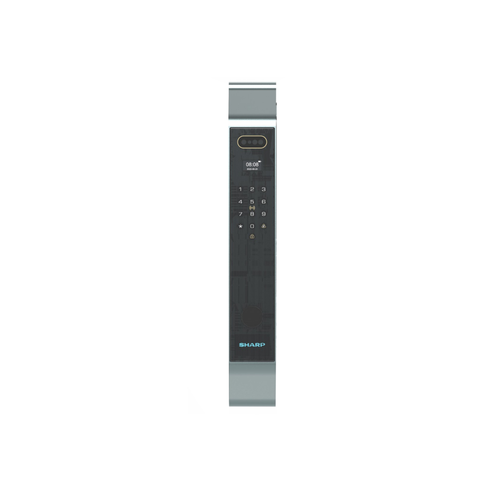 Khóa cửa vân tay mã số Sharp S9-FV Xám