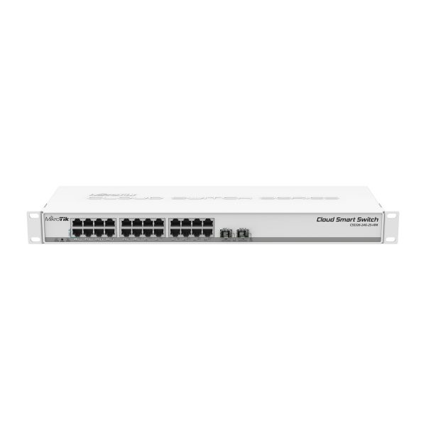 Mikrotik CSS326-24G-2S+RM – Bộ chuyển mạch 24 cổng đồng 10/100/1000BASE-T