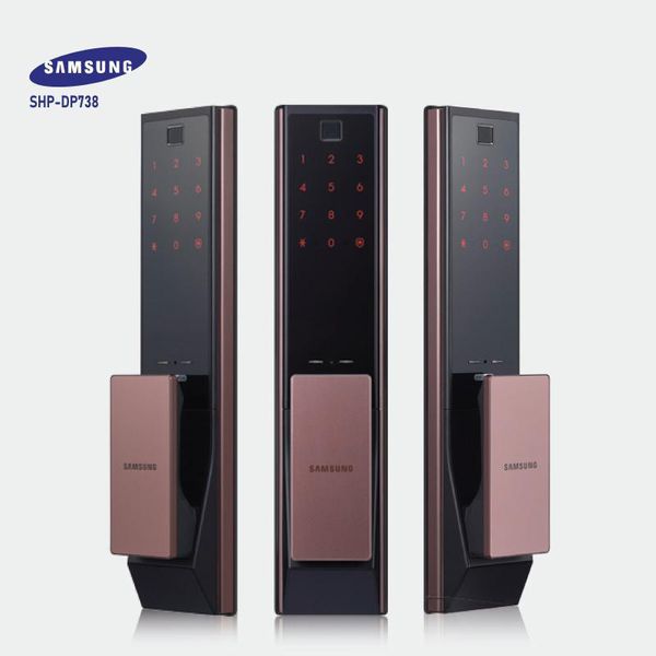 Trọn Bộ Khóa cửa vân tay cao cấp Samsung SHP-DP738