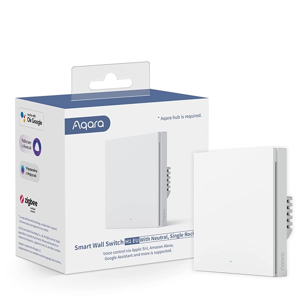Công tắc thông minh Aqara H1 Trắng EU – Quốc tế WS-EUK03 1 Nút có dây nguội