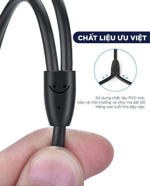 Dây Audio 3.5mm ra 2 đầu RCA (Hoa sen) UGREEN AV116 20780 Dài 8m