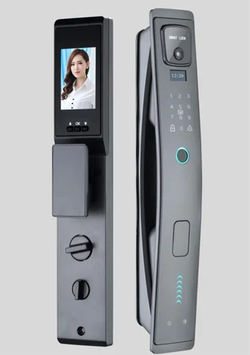 Khóa cửa chuông hình FS FS006 BG | Vân tay, thẻ từ, mật mã, App Wifi