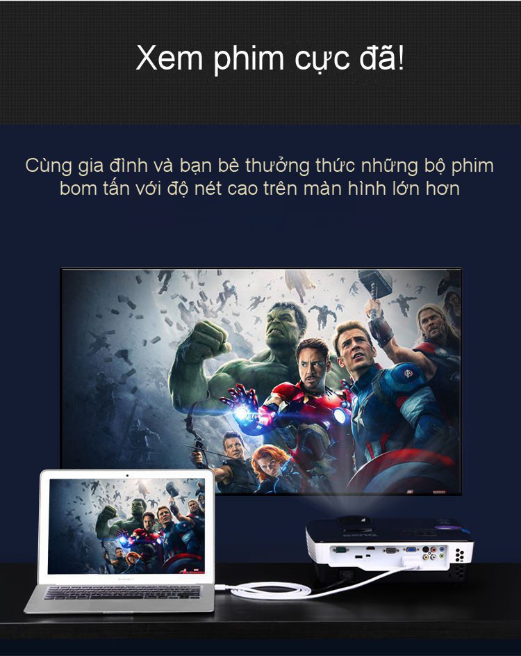 Cáp chuyển đổi Mini Displayport sang VGA dài 15m UGREEN MD103 10410 Màu Trắng