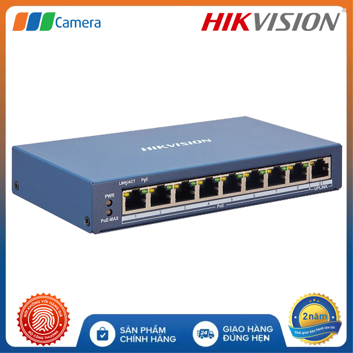 Trọn Bộ 5 Camera IP Có Dây Hikvision IH5KM-2MP Full HD