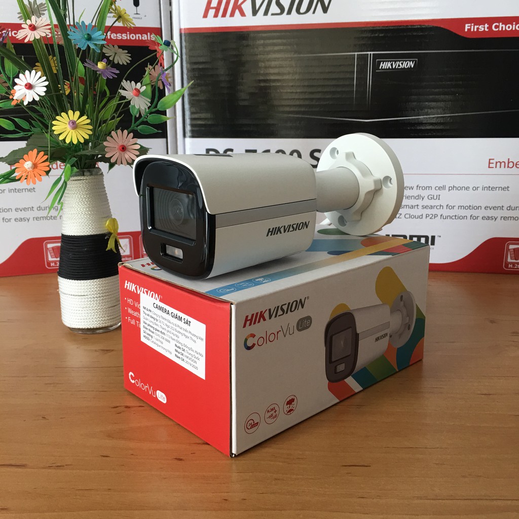Camera IP Colorvu 2MP HIKVISION DS-2CD1027G0-L