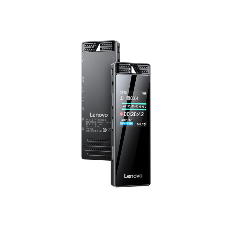 Lenovo D11 64GB – Máy Ghi Âm 15 Ngày Liên Tục, Vỏ Hợp Kim Nhôm