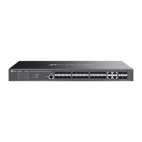 Switch chia mạng TP-LINK OMADA TL-SG3428XF (20 cổng SFP, 4 SFP/RJ45 Combo; 4 SFP 10GE)
