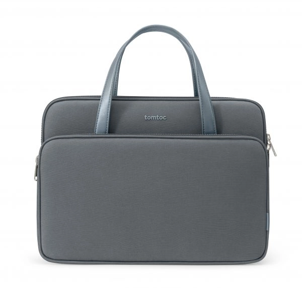 TÚI XÁCH TOMTOC (USA) BRIEFCASE PREMIUM FOR MACBOOK/ULTRABOOK 13”/14” (H21-C01) Màu Xám