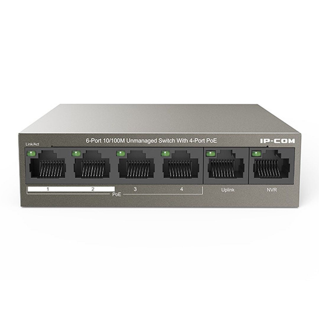 SWITCH IPCOM POE F1106P-4-63W