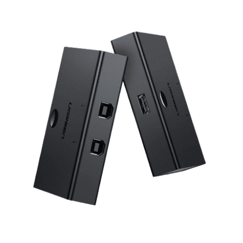 Switch chi sẻ 2 máy tính chung 1 máy in Ugreen 30345