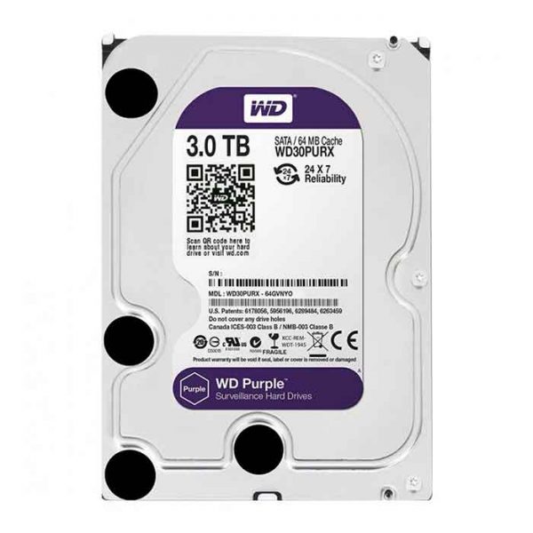 Ổ cứng giám sát WD Purple 3TB WD30PUR