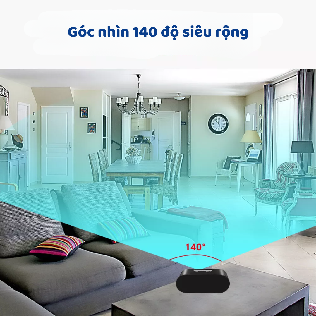 Camera Đồng Hồ WiFi VD-I4 Full HD – Ngụy Trang Kín Đáo, Xem Từ Xa