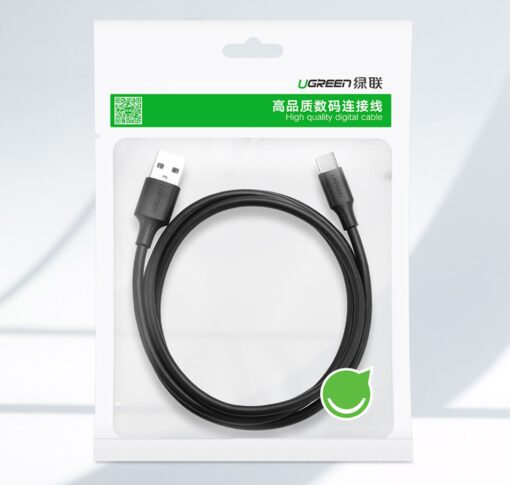 Cáp sạc nhanh và truyền dữ liệu Type C UGREEN 20884 dài 2.0m