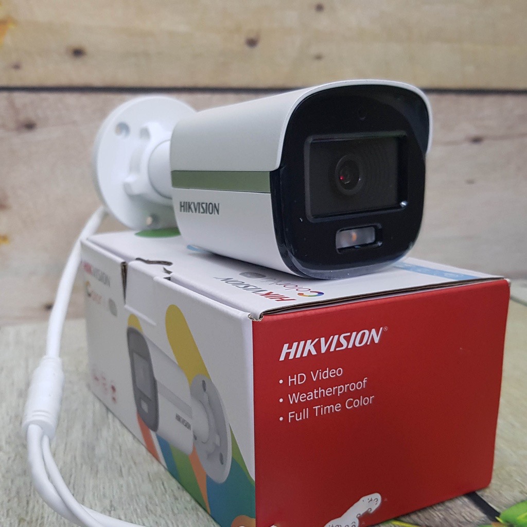 Camera HDTVI ColorVu 2.0MP thân trụ HIKVISION DS-2CE10DF0T-F