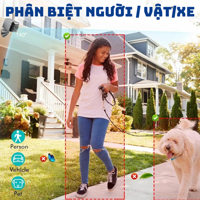 Camera SQ7 Pro  4G  - Zoom 5X - Pin 8 Ngày - Kết nối xem online từ xa. Hồng ngoại Ẩn