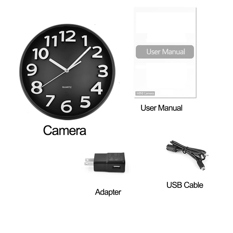 Camera Đồng Hồ Treo Tường WiFi VD-C8