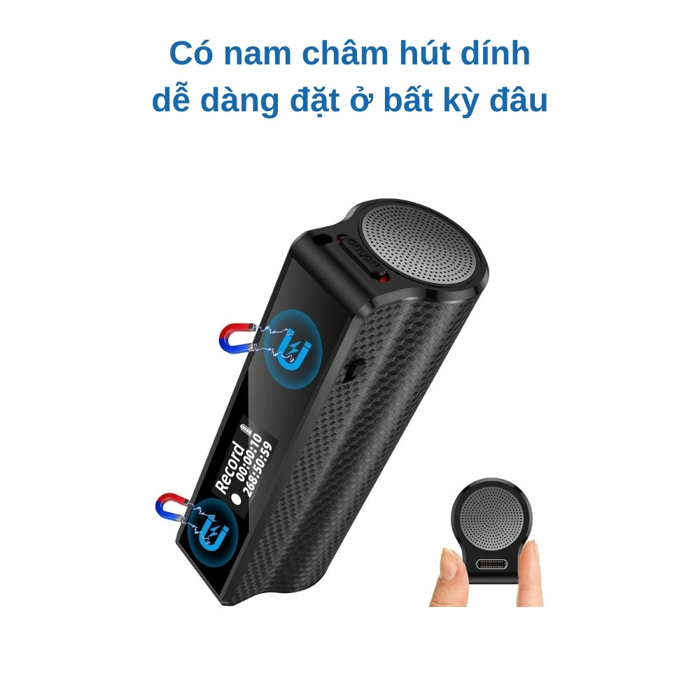Bút ghi âm PQ8 từ tính Mạnh - Ghi âm rõ nét, lọc nhiễu âm Tốt