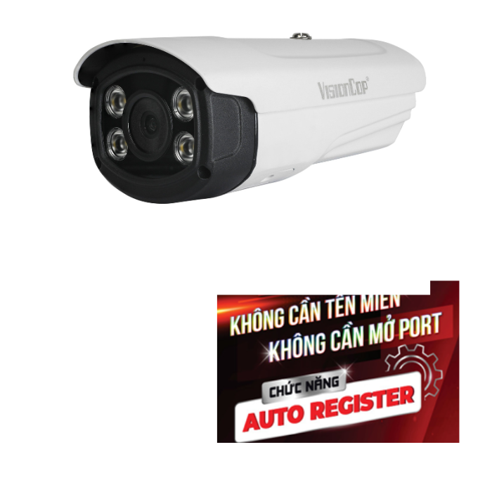 Camera IP Thân Trụ nhìn đêm có màu- VSC-IP0461R-PSD