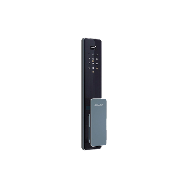 Khóa cửa vân tay mã số Sharp S6-B-PRO Xám