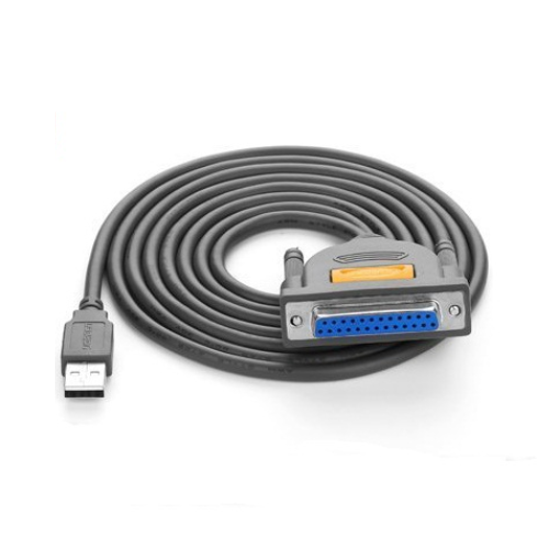 Cáp máy in USB to DB25 Parallel dài 2m Ugreen 20224 cao cấp